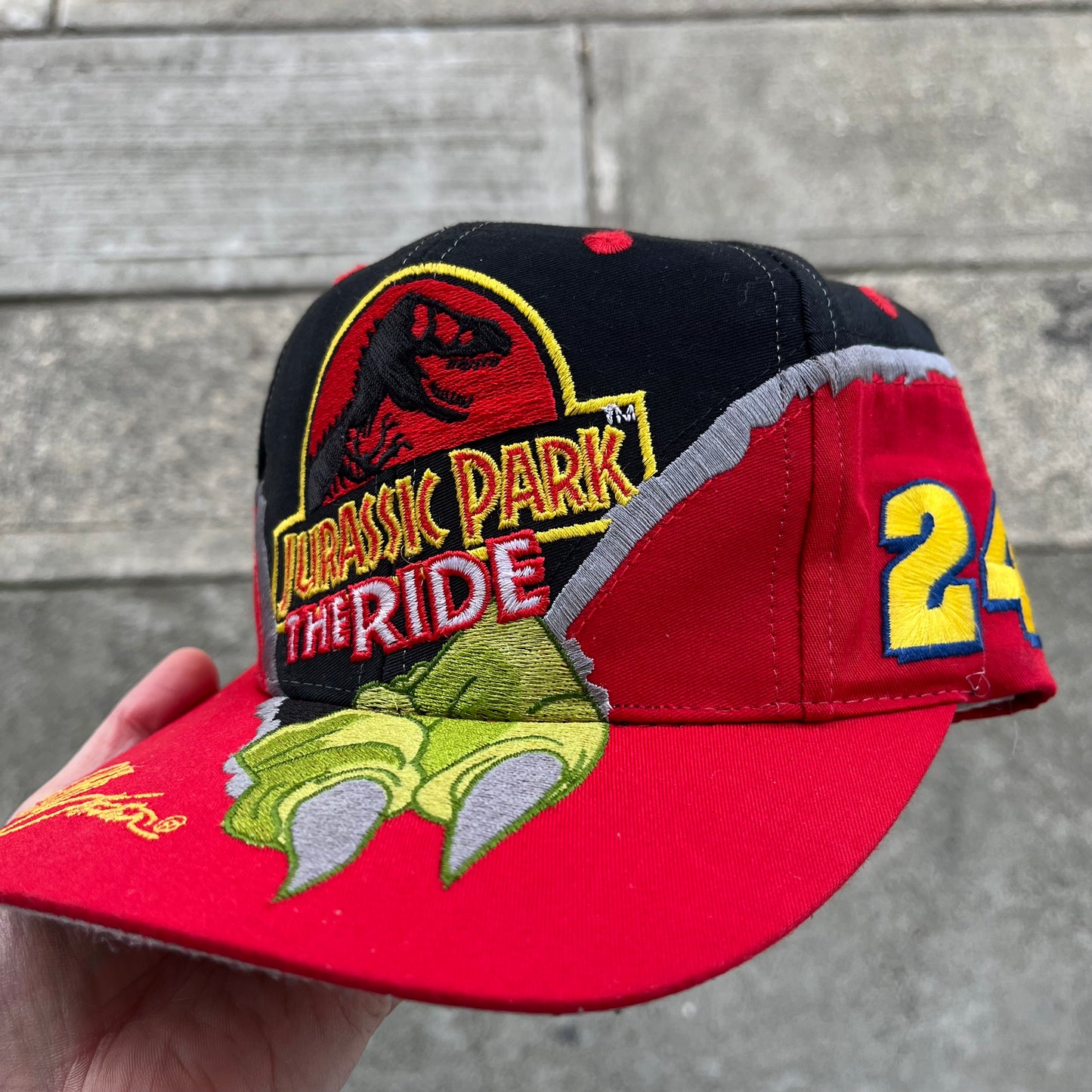 Vintage Jeff Gordon x Jurassic Park The Ride Univeral Studios Snapback