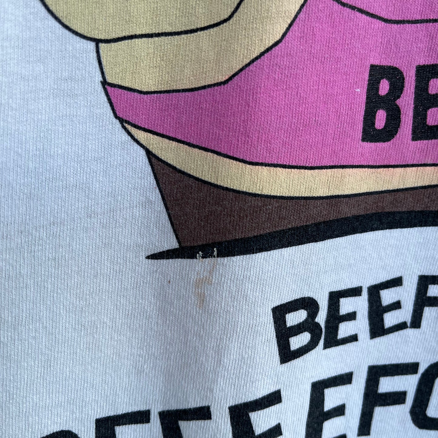 1997 South Park Cartman Beef Cake Tee - Size L