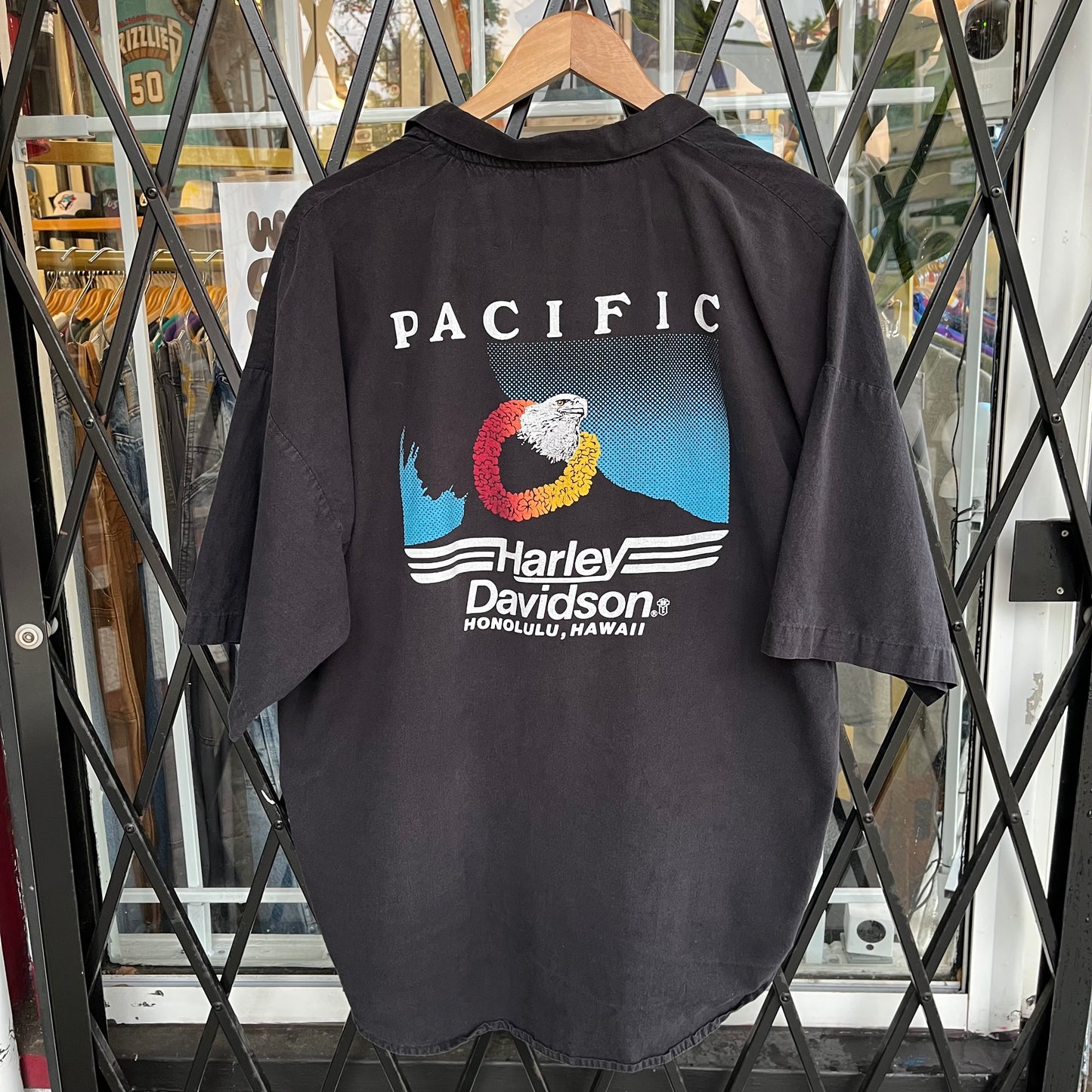 1980’s Harley Davidson Hawaii Button Up Shirt - Size XL