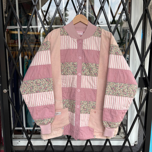 Vintage Custom Patchwork Chore Coat - Size Women’s L