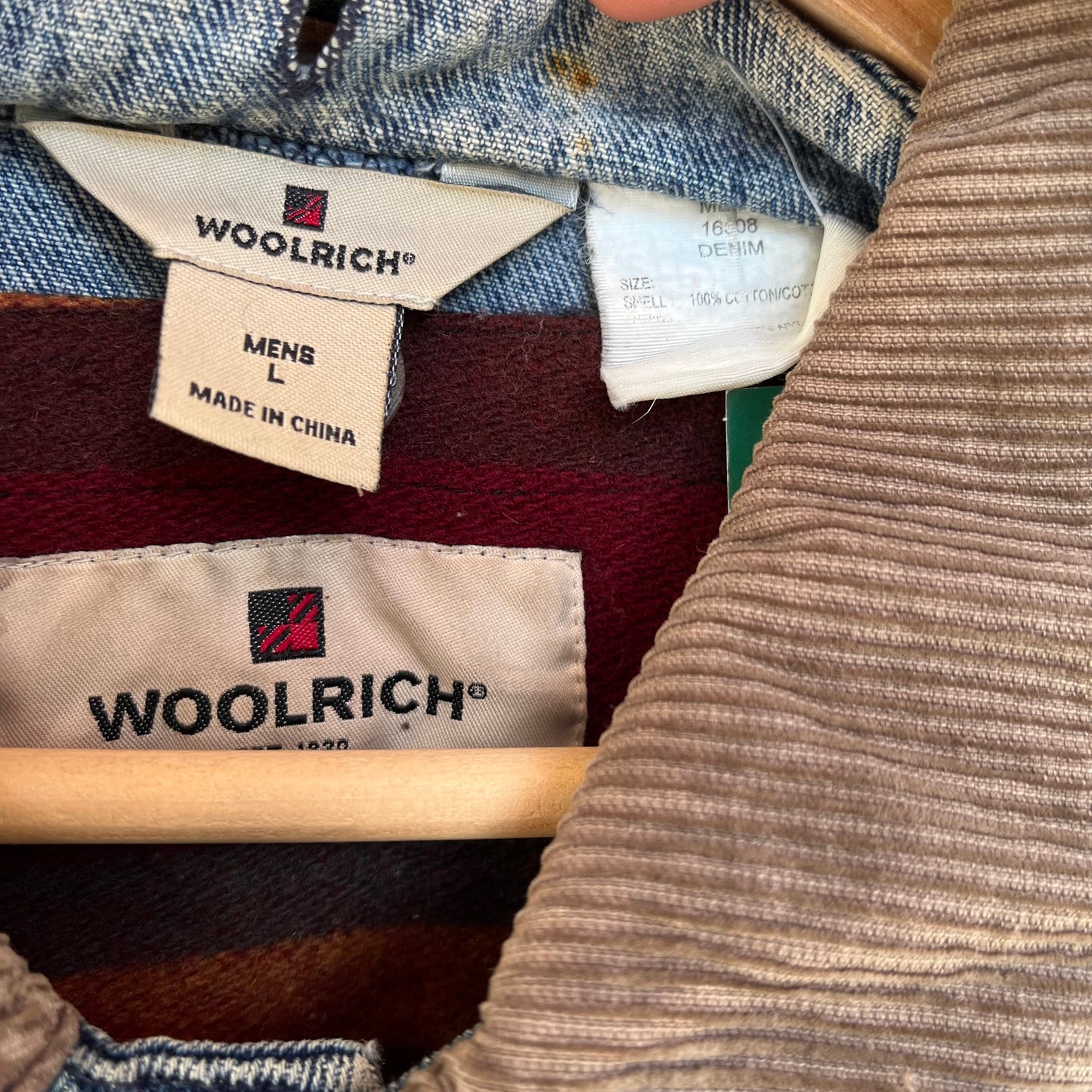 Vintage Woolrich Denim Chore Jacket - Size L