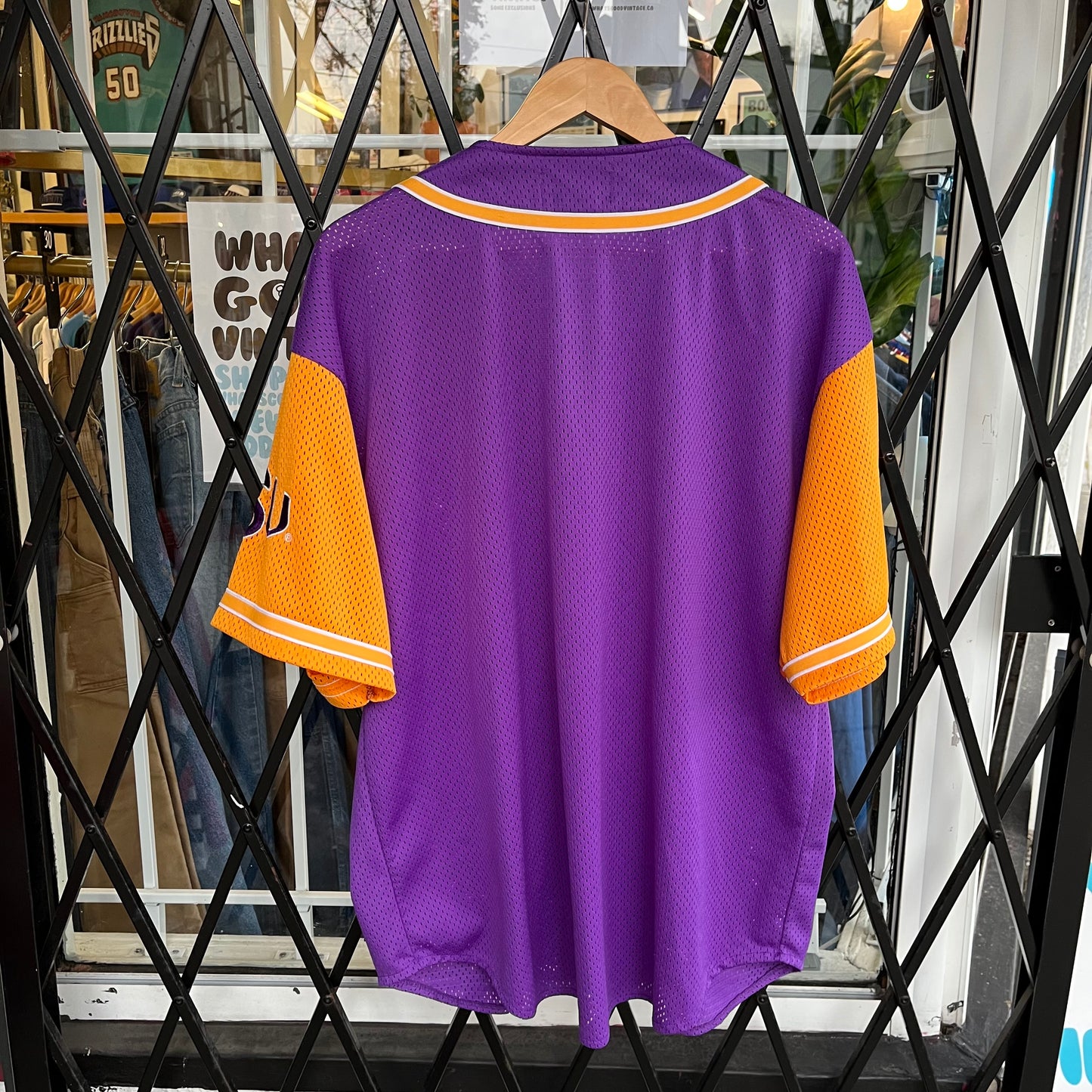 Vintage Louisiana State University Mesh Baseball Jersey - Size XL