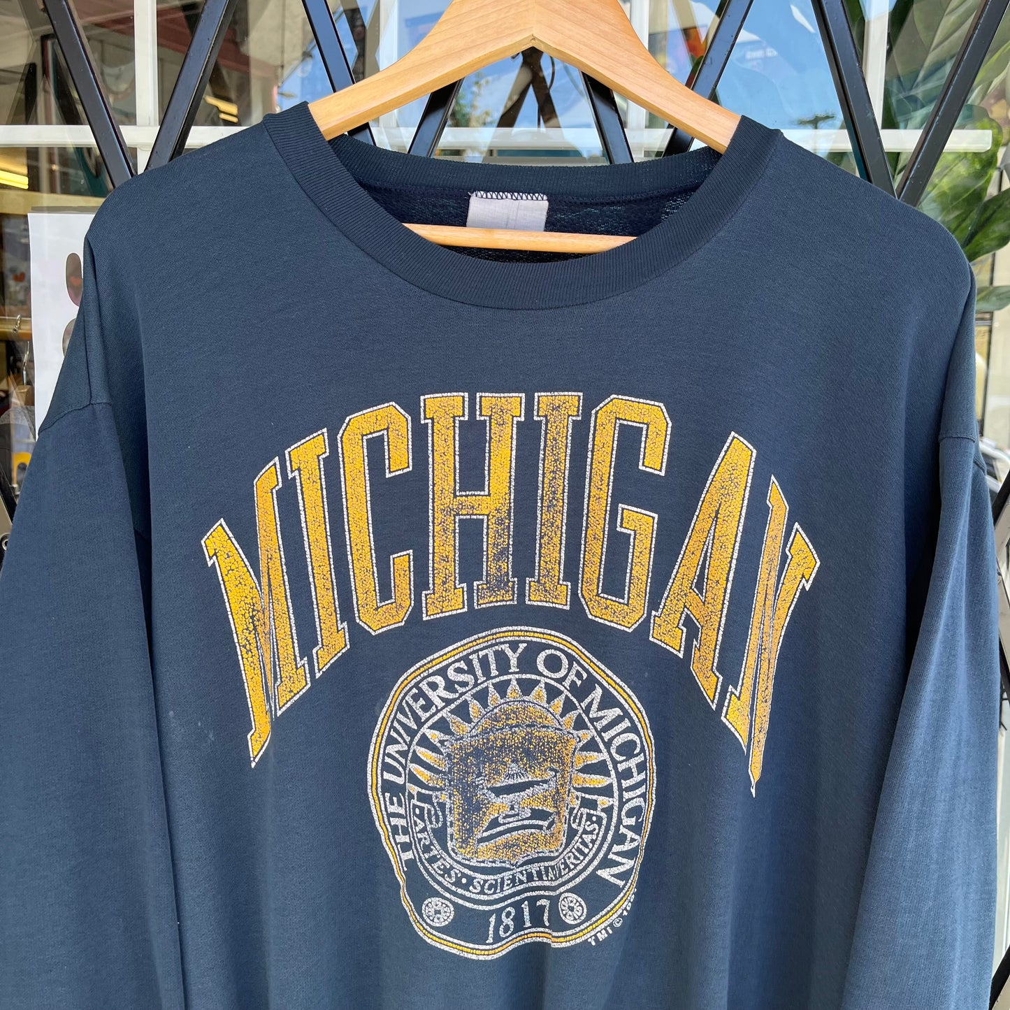 1991 Michigan University Crewneck - Size M