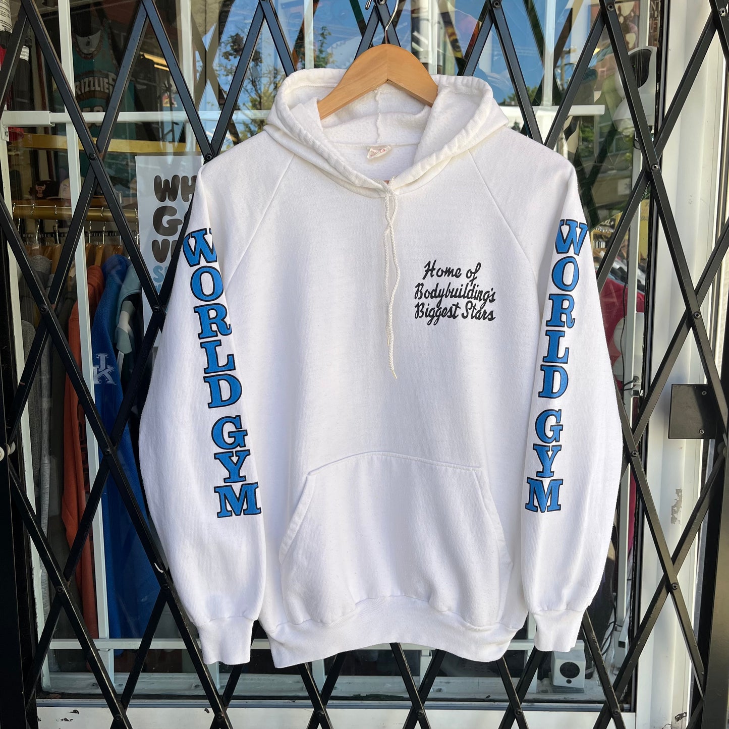 1980’s World Gym Hoodie - Size L