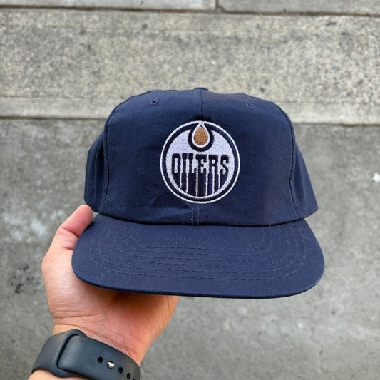 Vintage Edmonton Oilers Curtis Joseph SnapBack