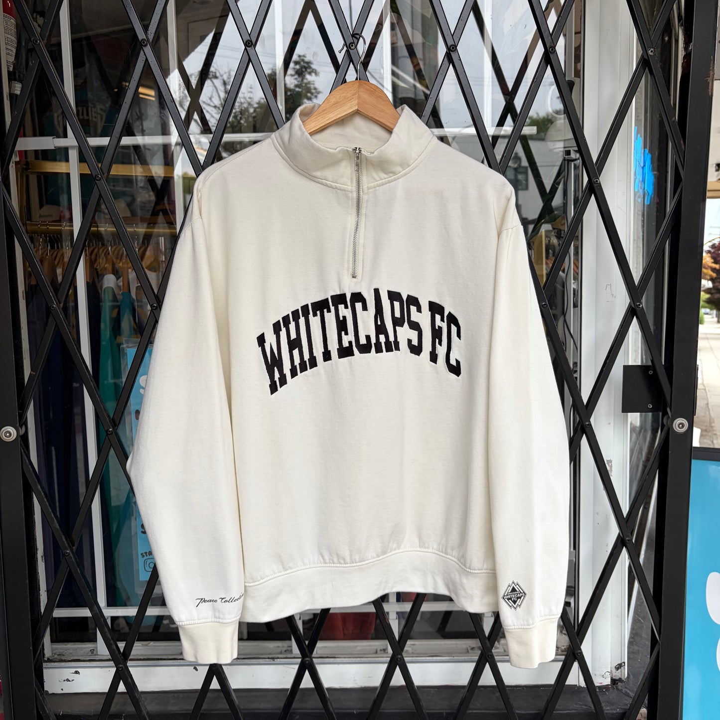 Peace Collective x Whitecaps FC Quarter Zip Sweater - Size XL