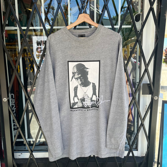 Y2K Makaveli Tupac Long Sleeve - Size XL
