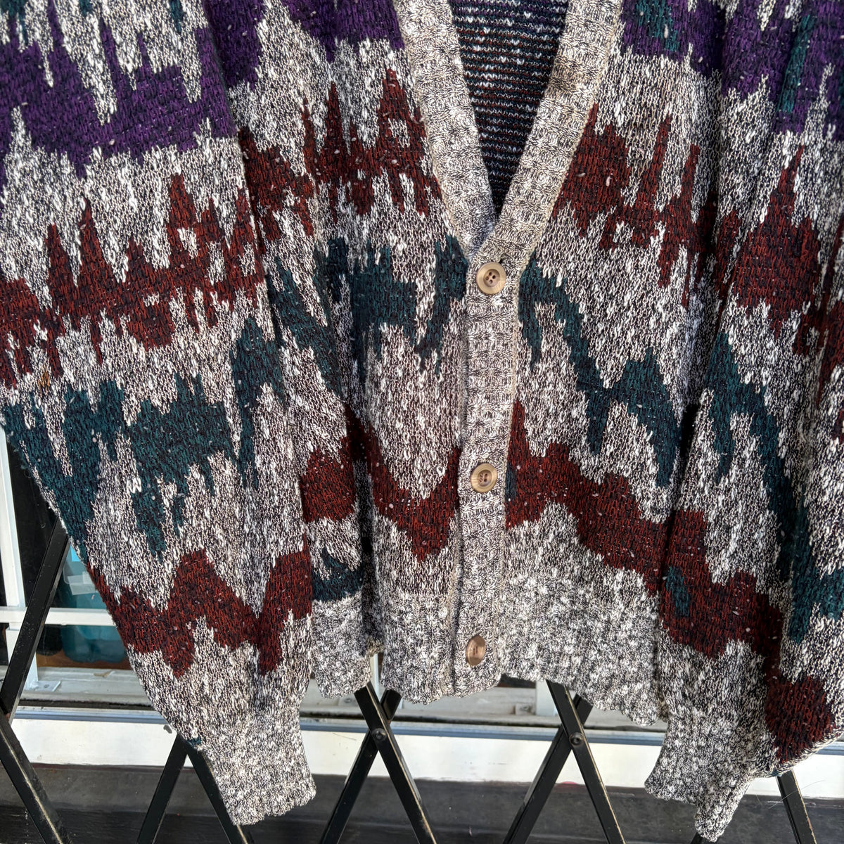 Vintage Knit Cardigan - Size XL
