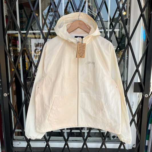 Stussy Beach Shell Wave Dye Jacket Bone - Size S
