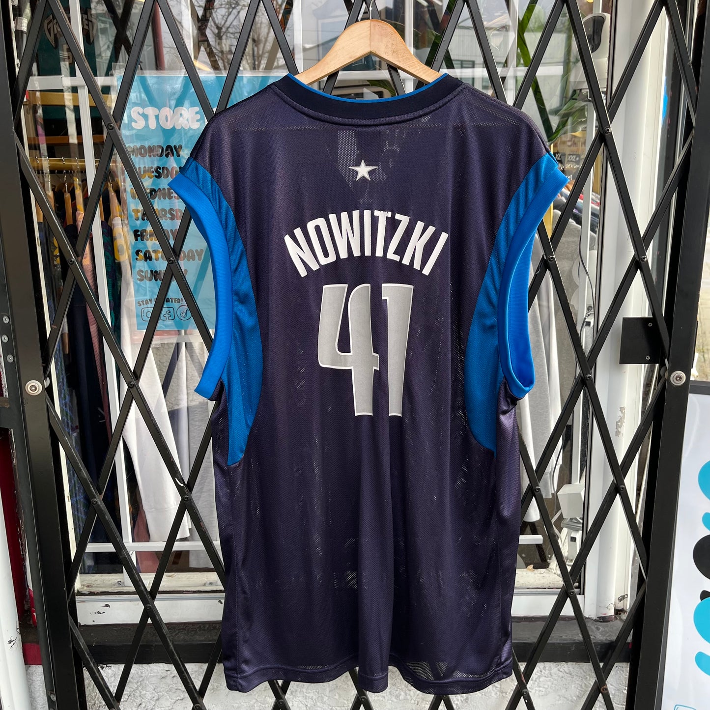 Adidas Dallas Mavericks Dirk Nowitzki Jersey - Size XXL