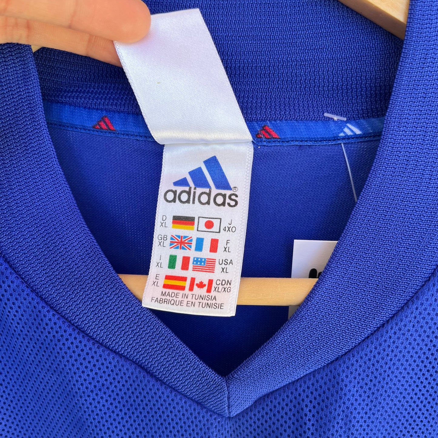 2002-04 Adidas France National Team Jersey - Size XL