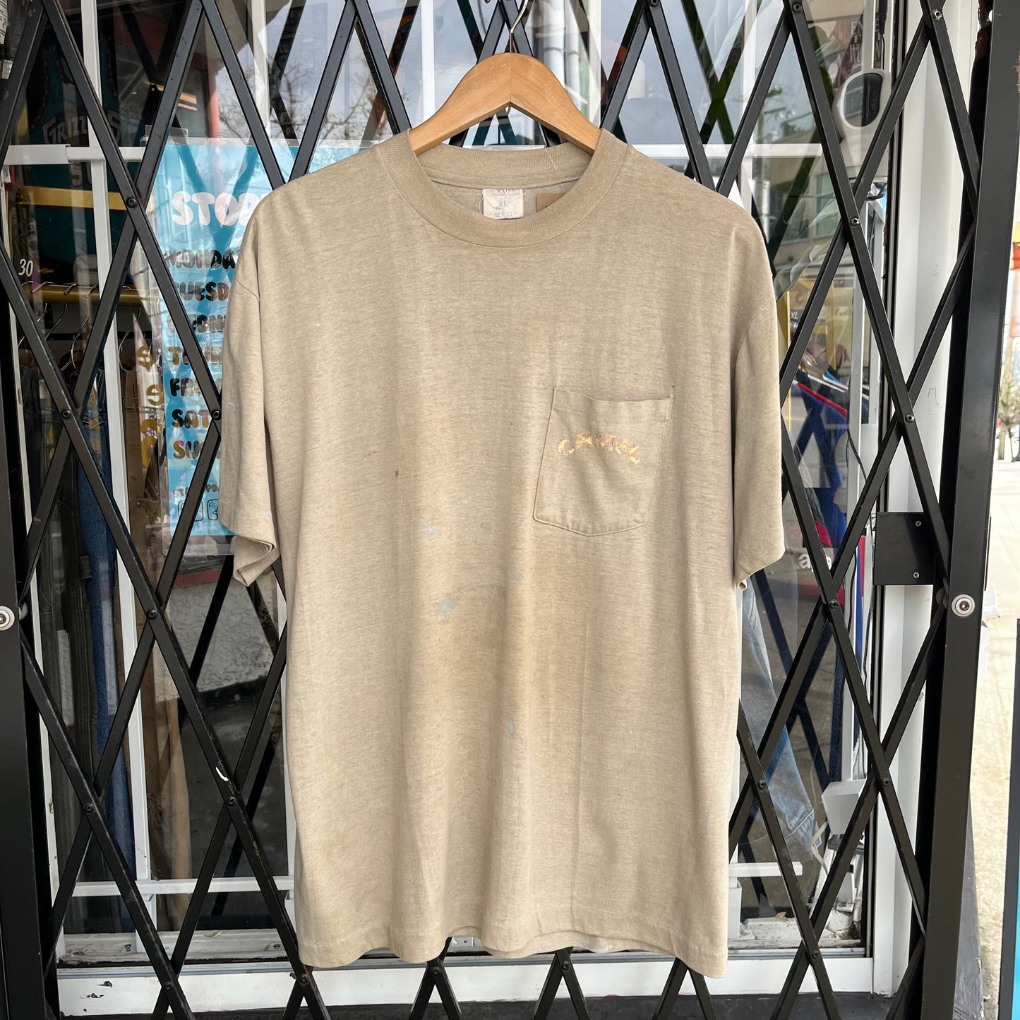 1992 Camel Cigarettes Hunter Camo Tee - Size XL