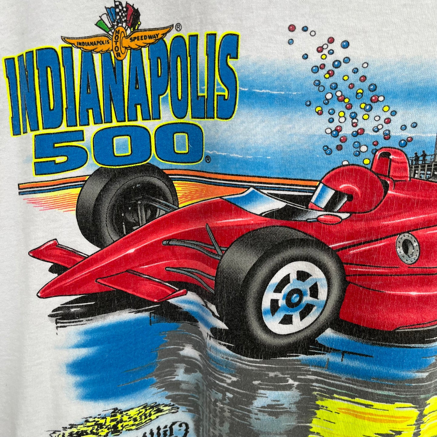 Vintage Indianapolis 500 Racing Tee - Size XL