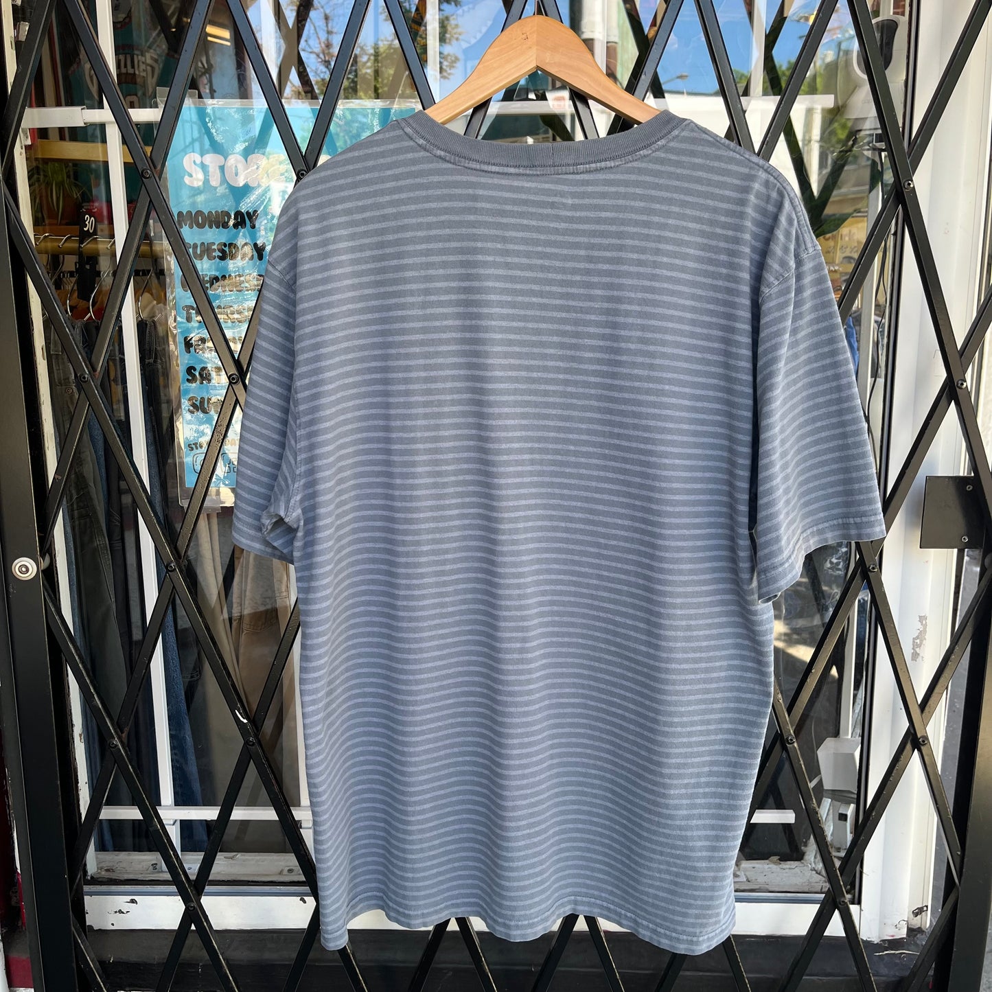 Carhartt Striped Pocket Tee - Size L