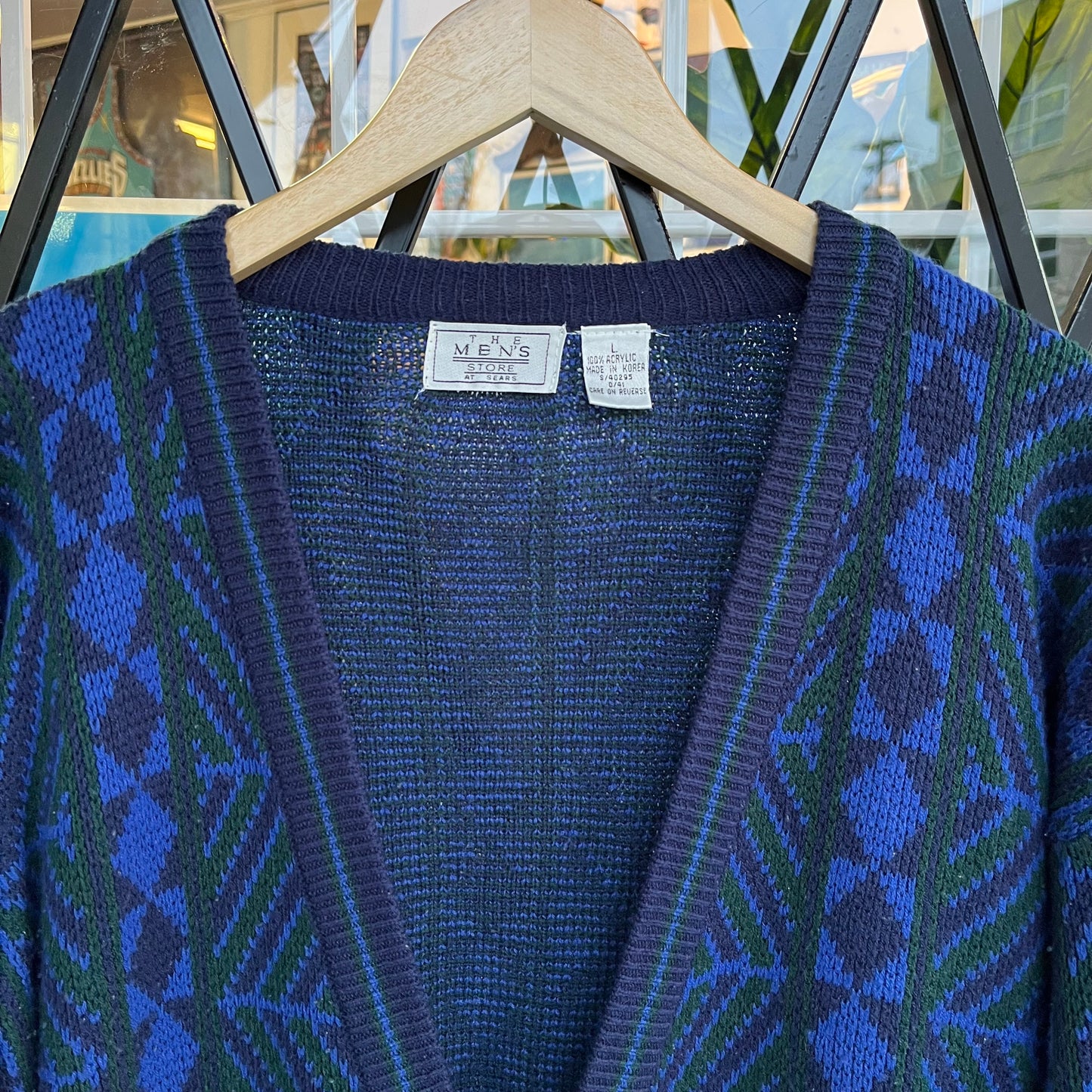 Vintage Knit Cardigan - Size L