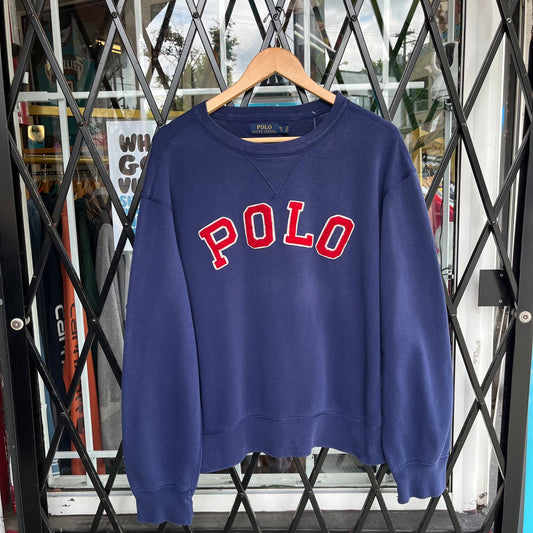 Polo Ralph Lauren Spell Out Crewneck - Size XL
