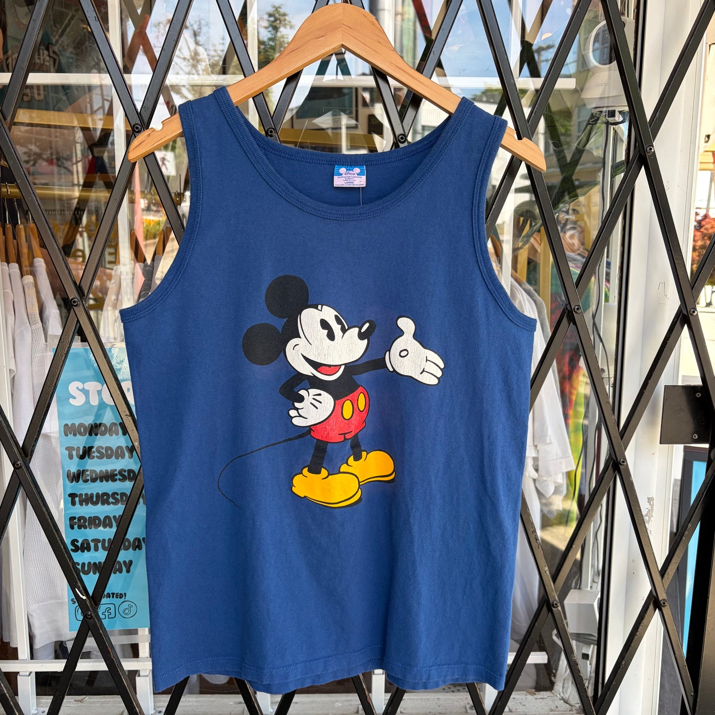 Vintage Disney Mickey Tank Top - Size L