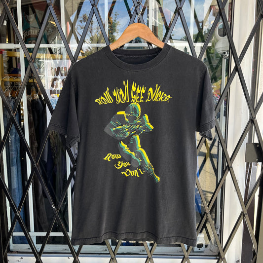 Vintage Oregon Ducks Football Tee - Size M