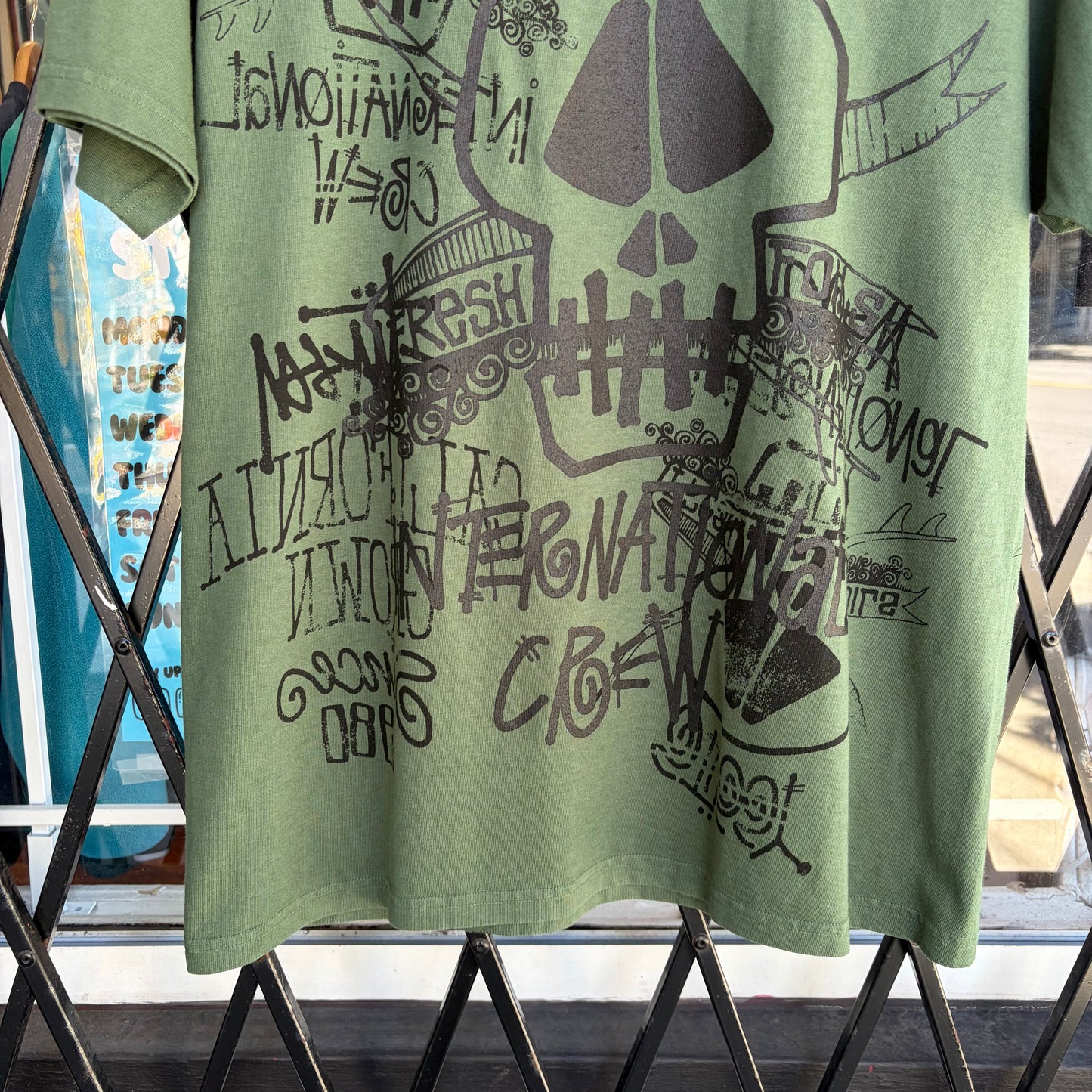 Stussy Skulls Tee Pine - Size M