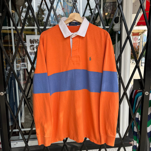 Vintage Polo Ralph Lauren Rugby Long Sleeve - Size L