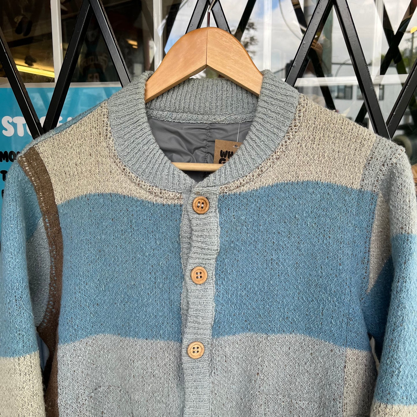 Vintage Reversible Knit Cardigan -  Size Women’s M