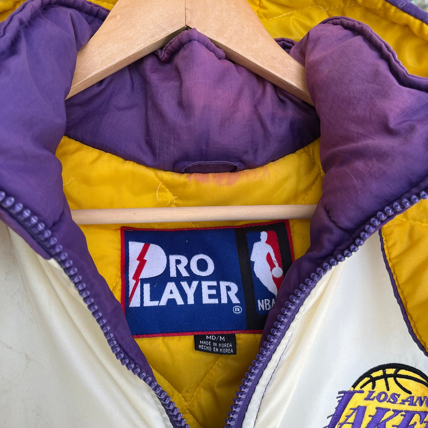 Vintage Pro Players Los Angeles Lakers Parka Jacket - Size M