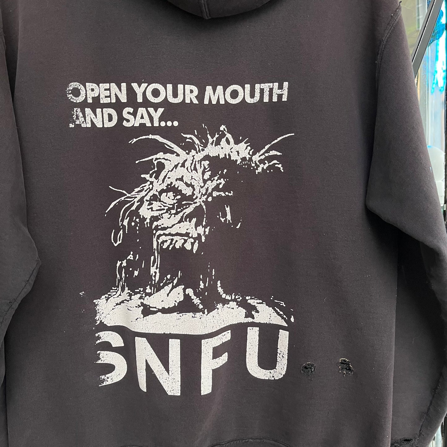 2000’s Distressed SNFU Hoodie - Size M