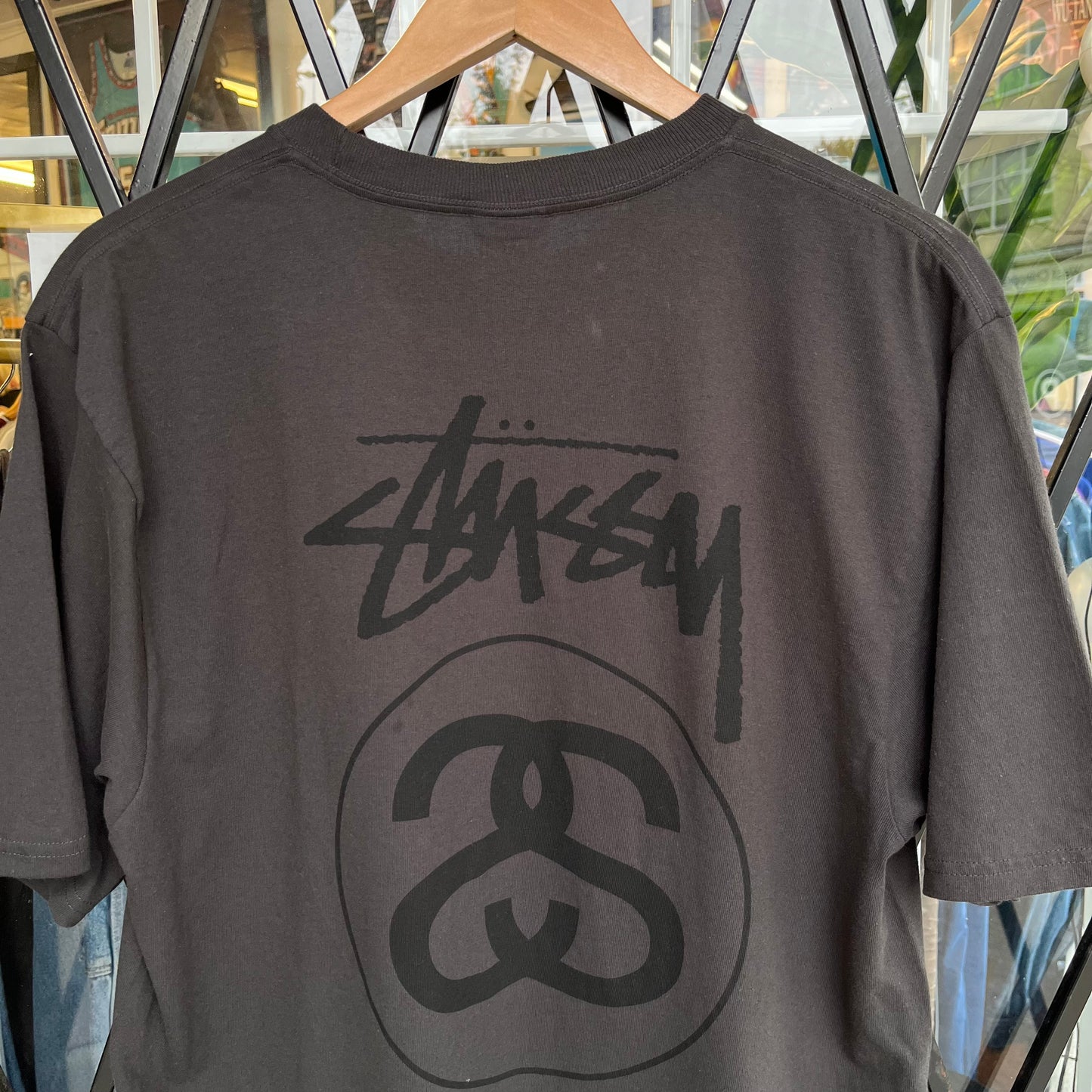 Stussy Stock Link Tee Faded Black - Size M