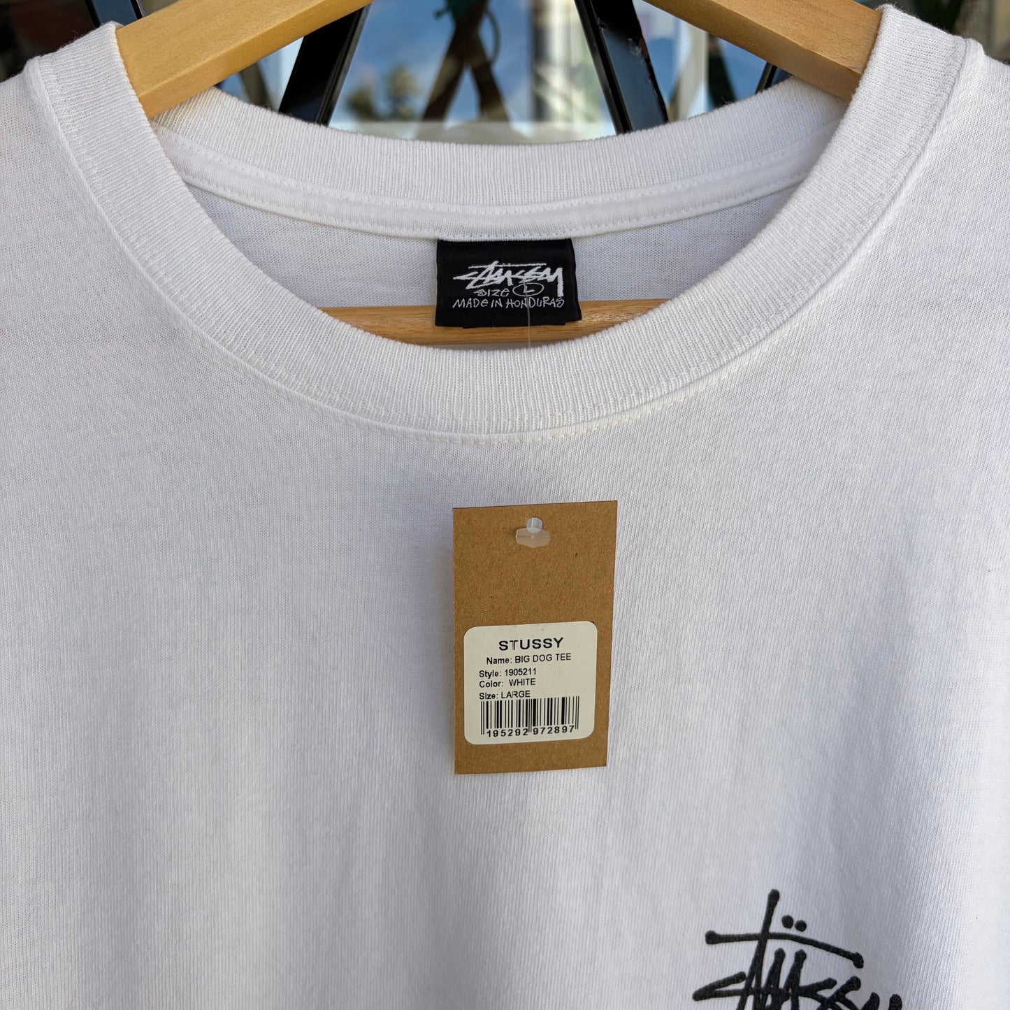 Stussy Big Dog Tee White - Size L
