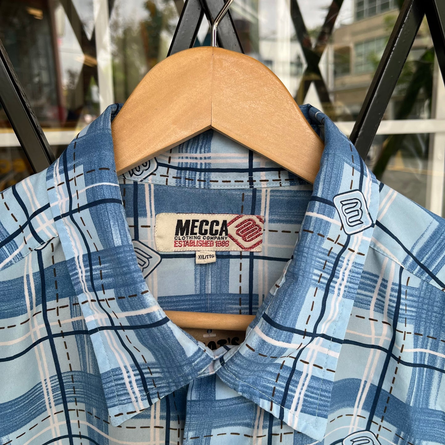 Y2K Mecca Short Sleeve Button Up Shirt - Size XXL