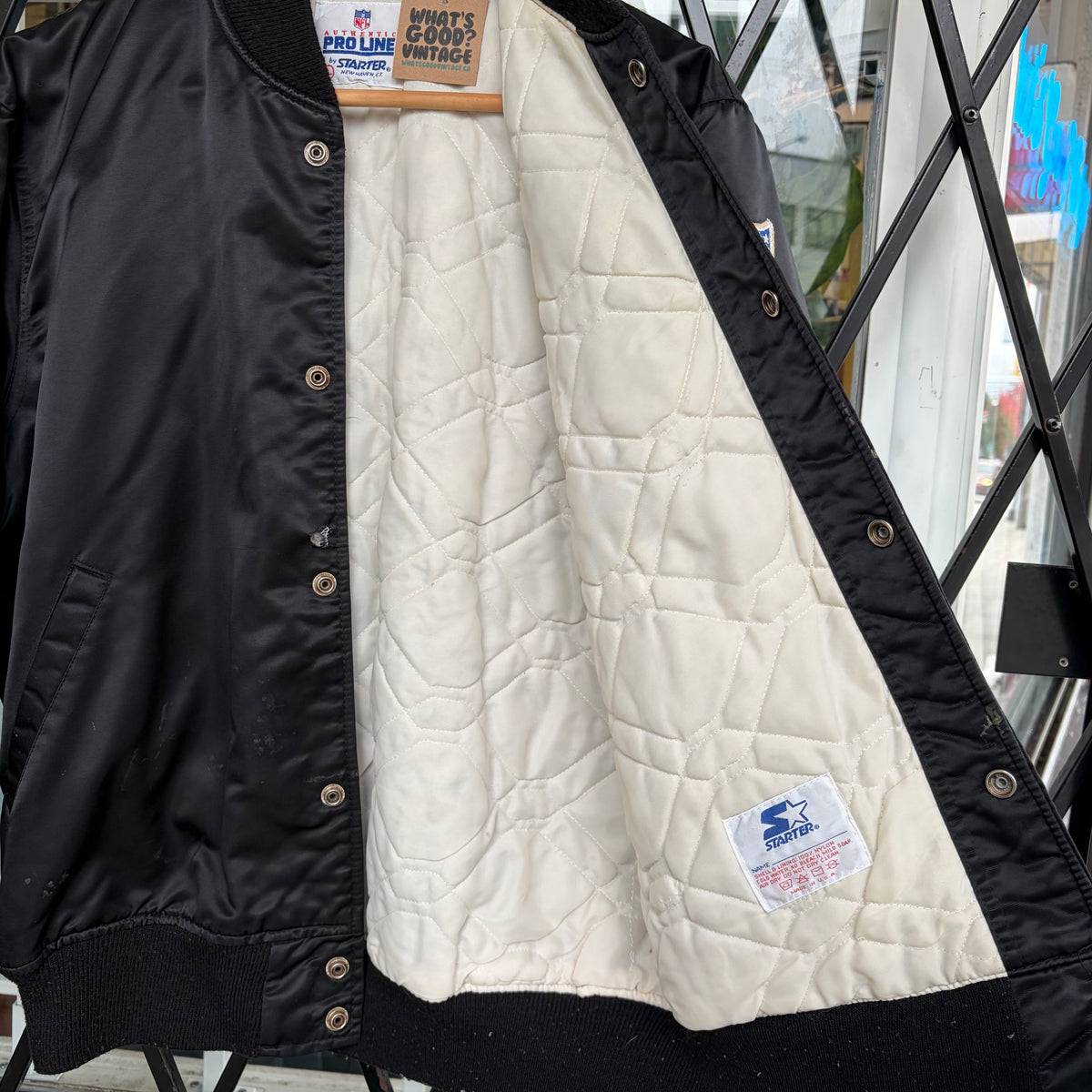 Vintage Starter Raiders Satin Jacket - Size L