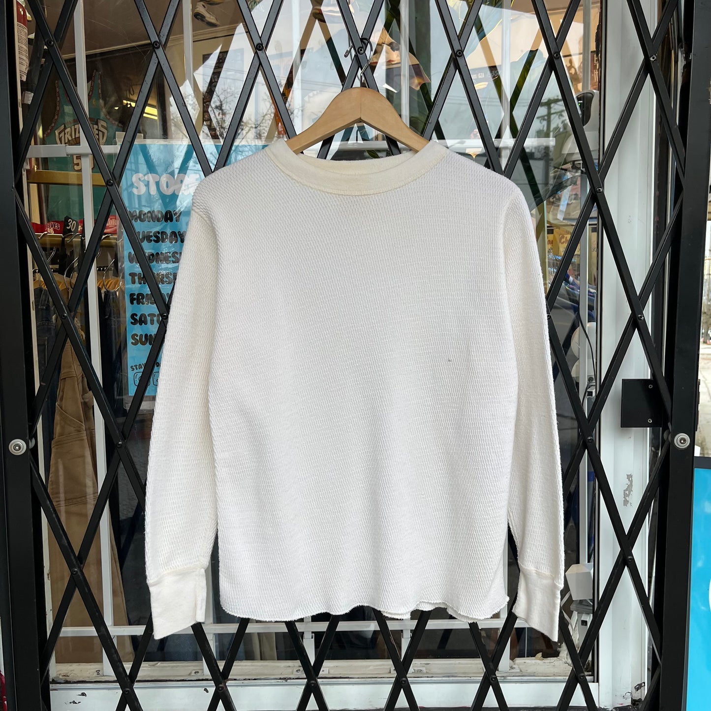 Vintage Waffle Long Sleeve - Size L