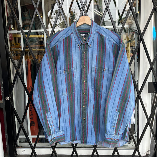 Vintage Button Up Shirt - Size L
