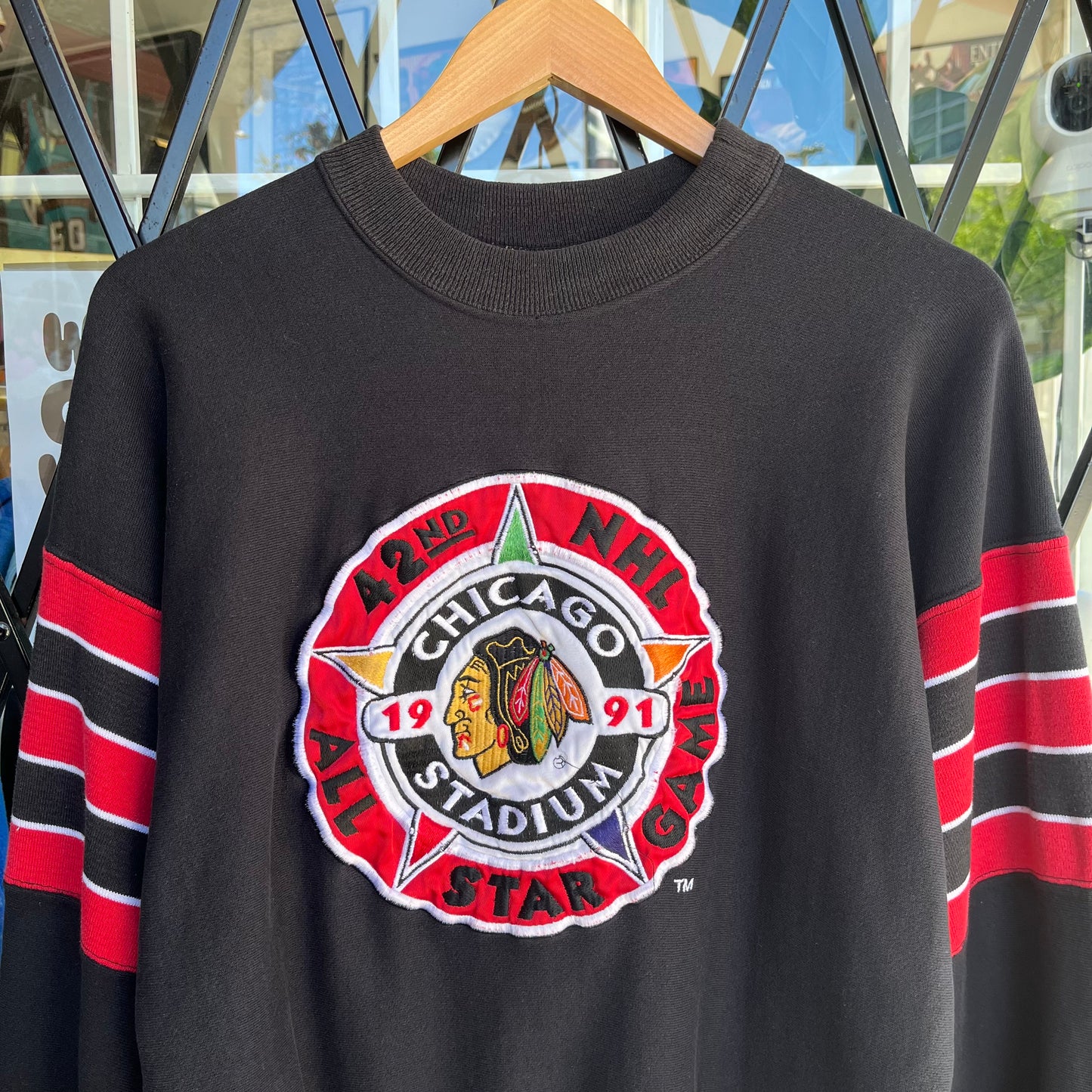 1991 NHL Chicago All-Star Game Crewneck - Size L
