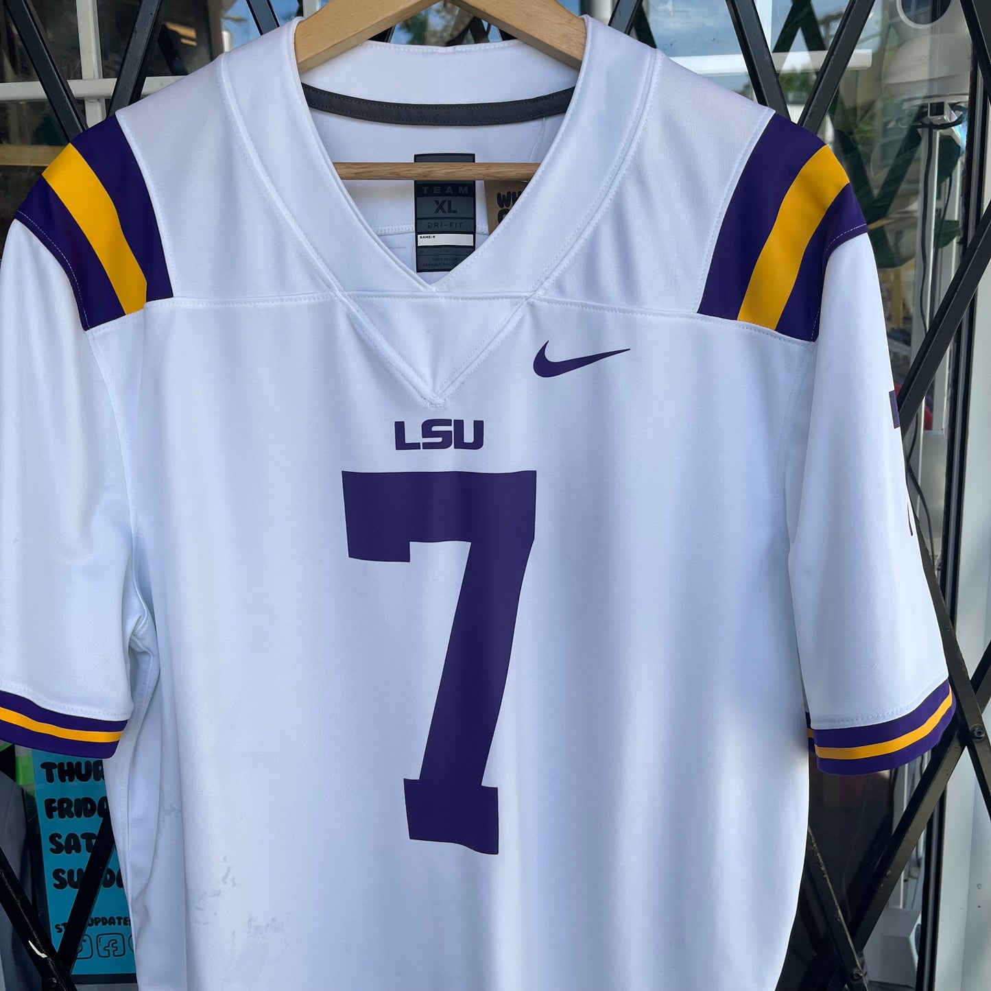 Nike LSU Fournette Jersey - Size XL