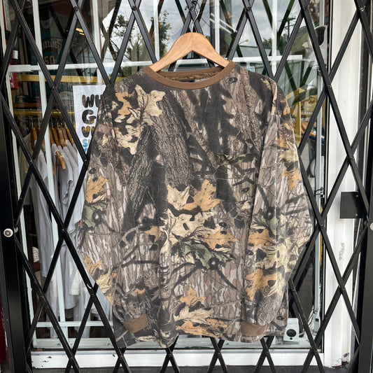 Vintage Real Tree Pocket Long Sleeve - Size XXL