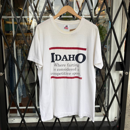 Vintage Idaho Souvenir Parody Tee - Size XL