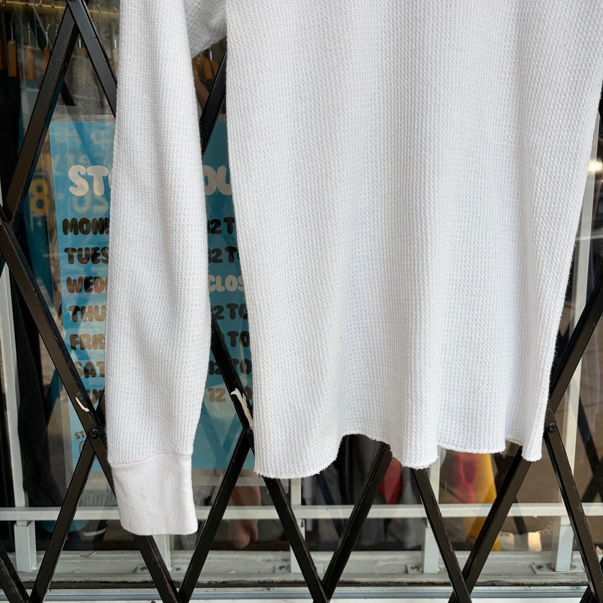 Vintage Indera Thermal Waffle  Long Sleeve - Size XL