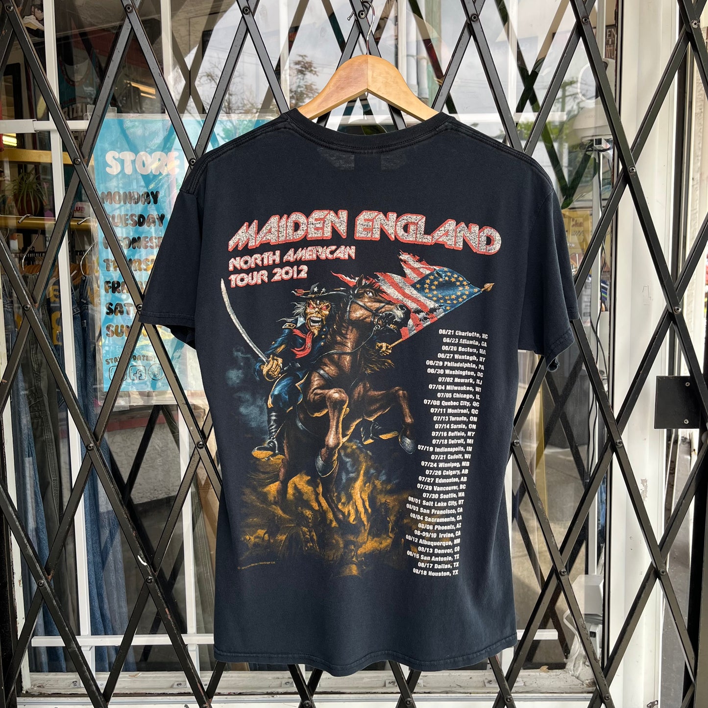2012 Iron Maiden Tour Tee - Size M