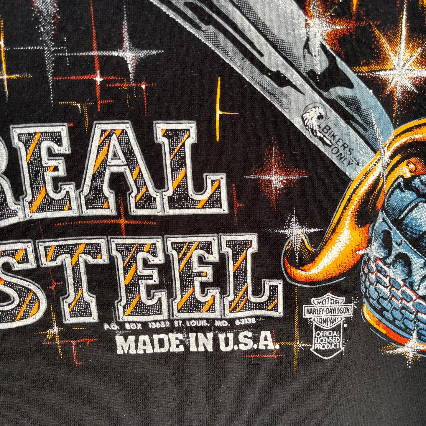 1980’s Harley Davidson Real Steel Tee - Size XL