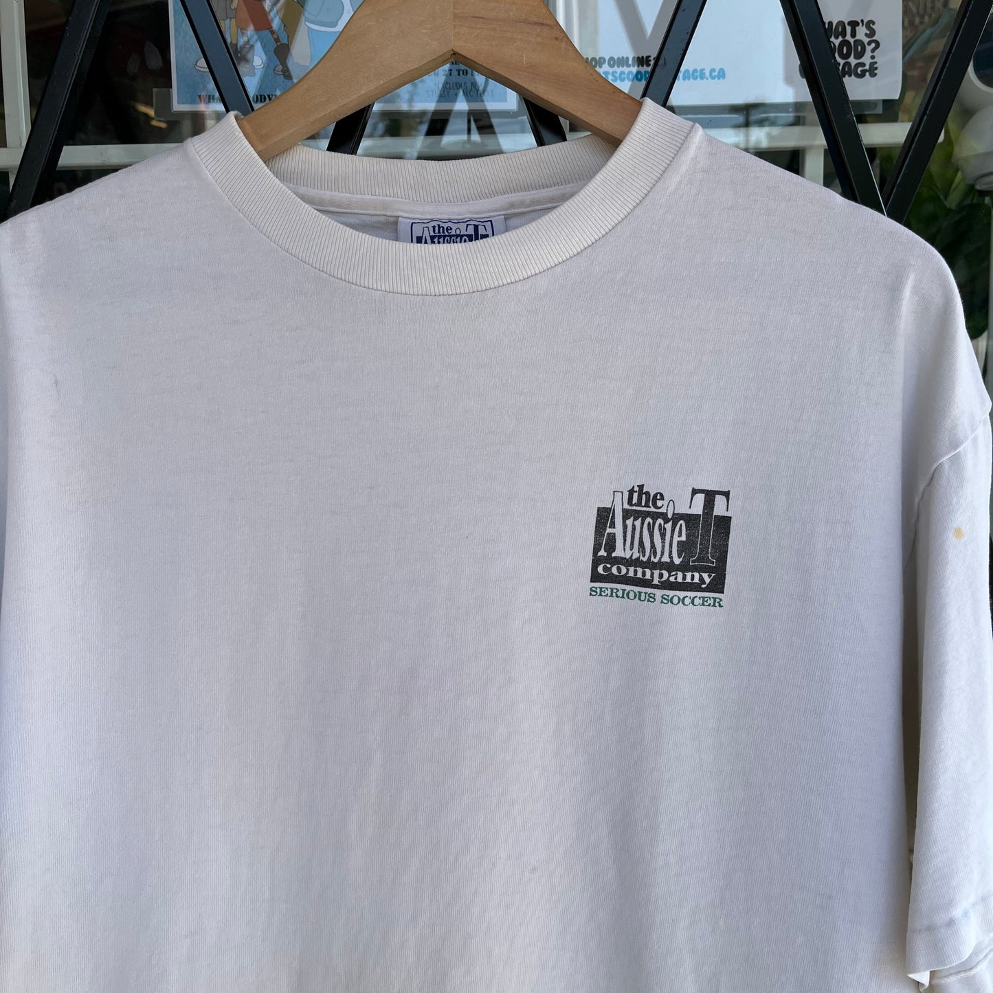 Vintage Aussie T. Company Soccer Tee - Size L