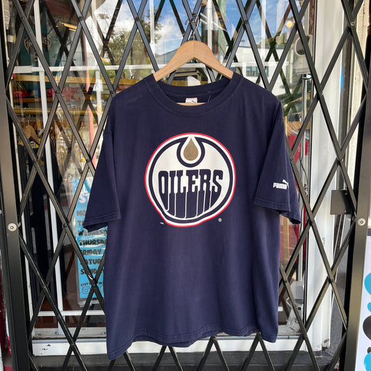 Vintage Edmonton Oilers Comrie Tee - Size L