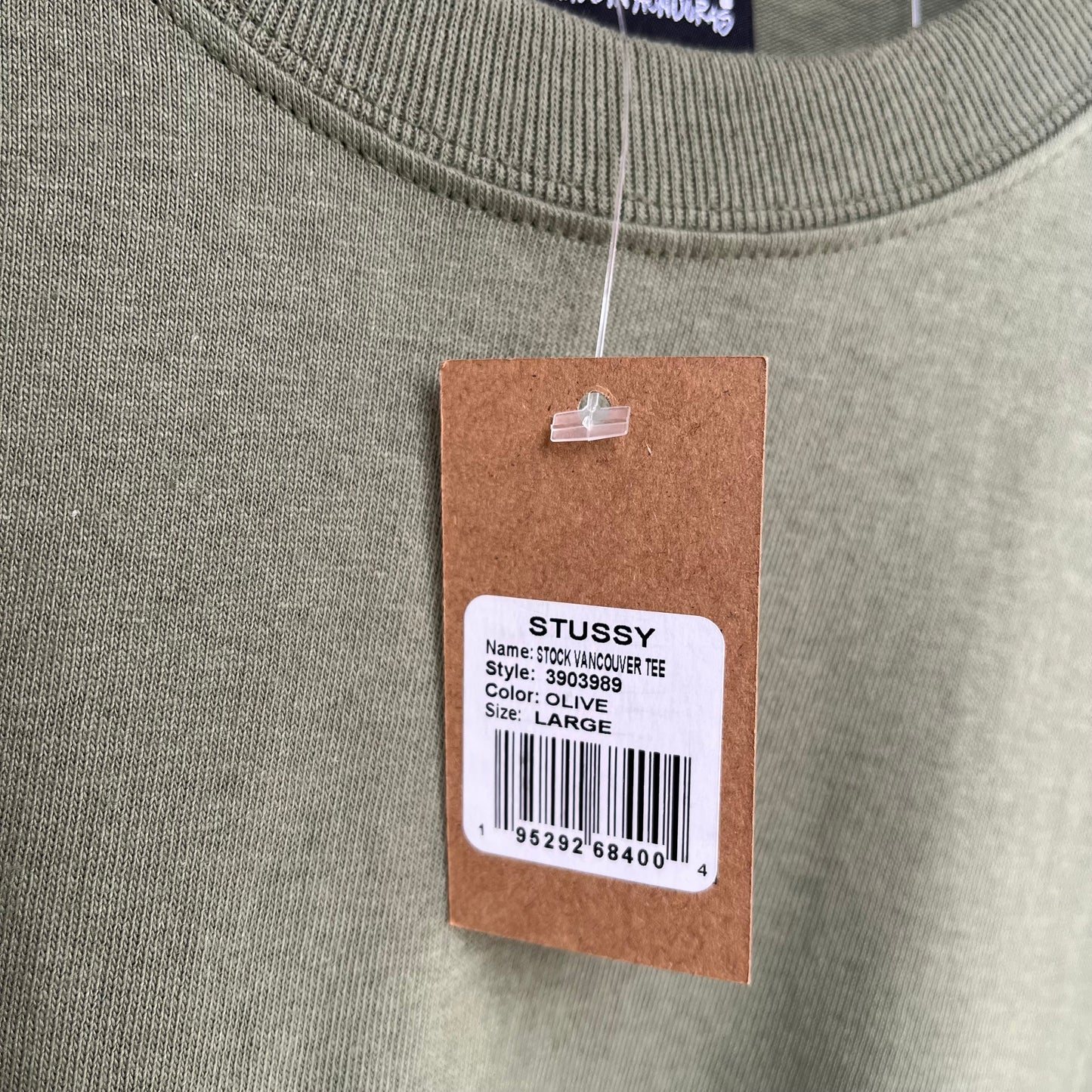 Stussy Vancouver Stock Tee Olive - Size L