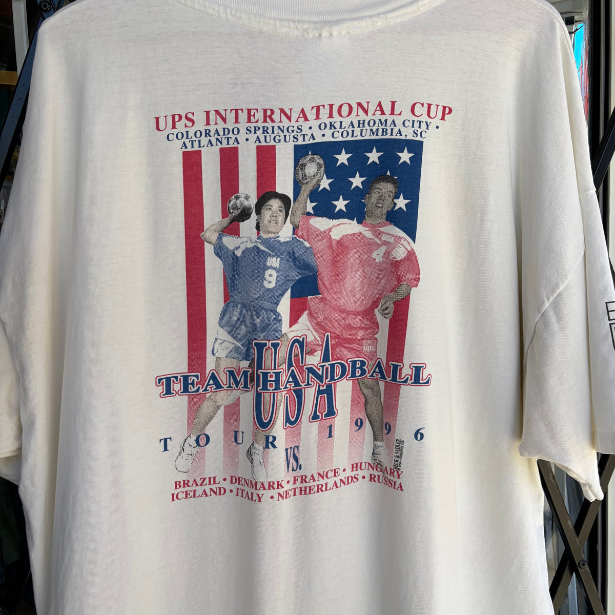 1996 Team USA Handball International Cup Tee - Size XXXL