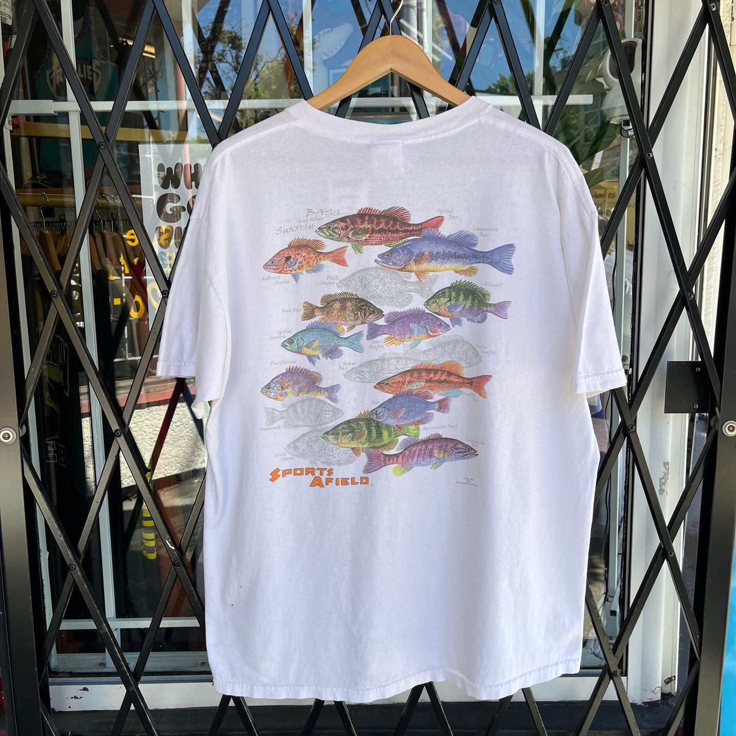 Vintage Bass Fishing Tee - Size XL