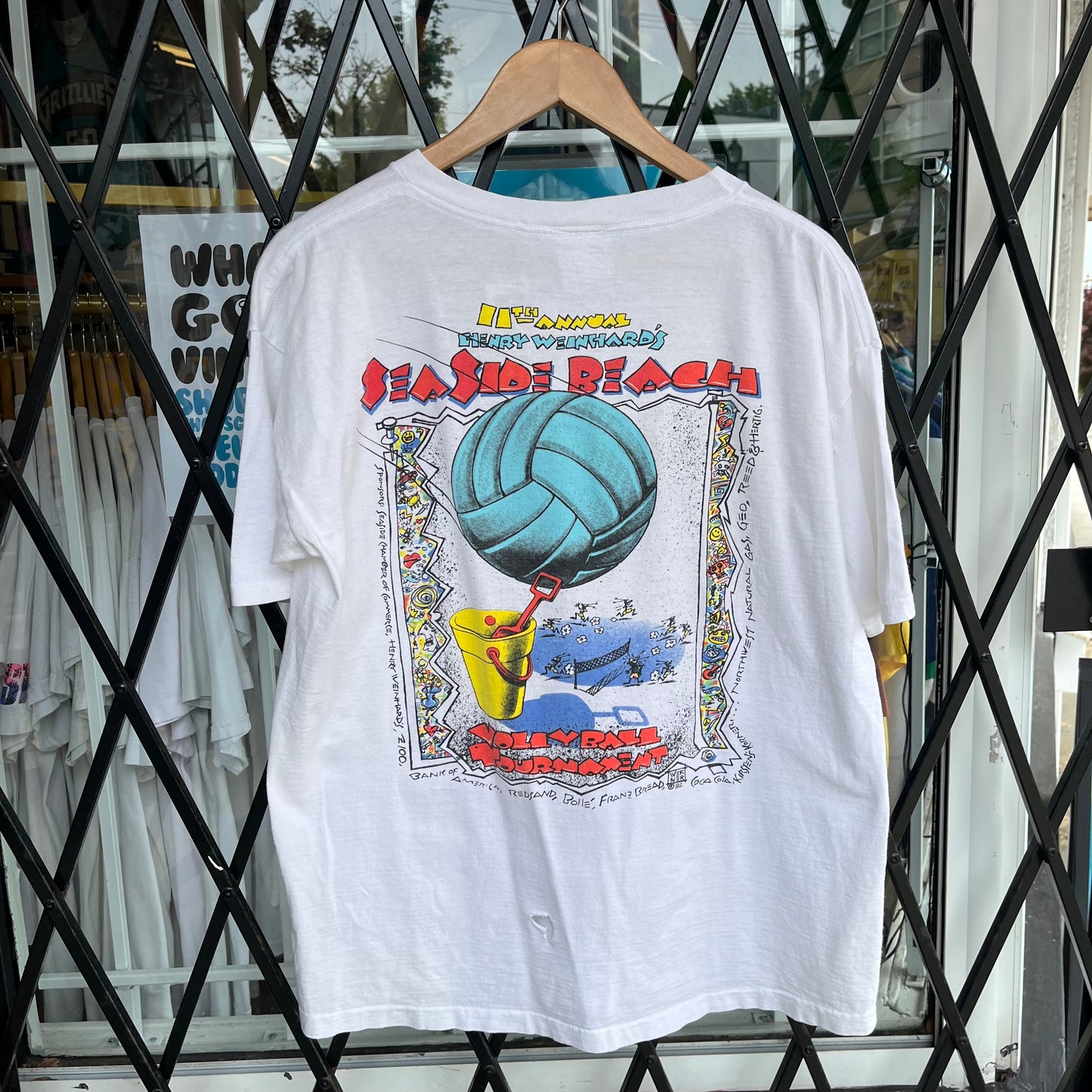 1992 Beach Volleyball Tournament Tee - Size L