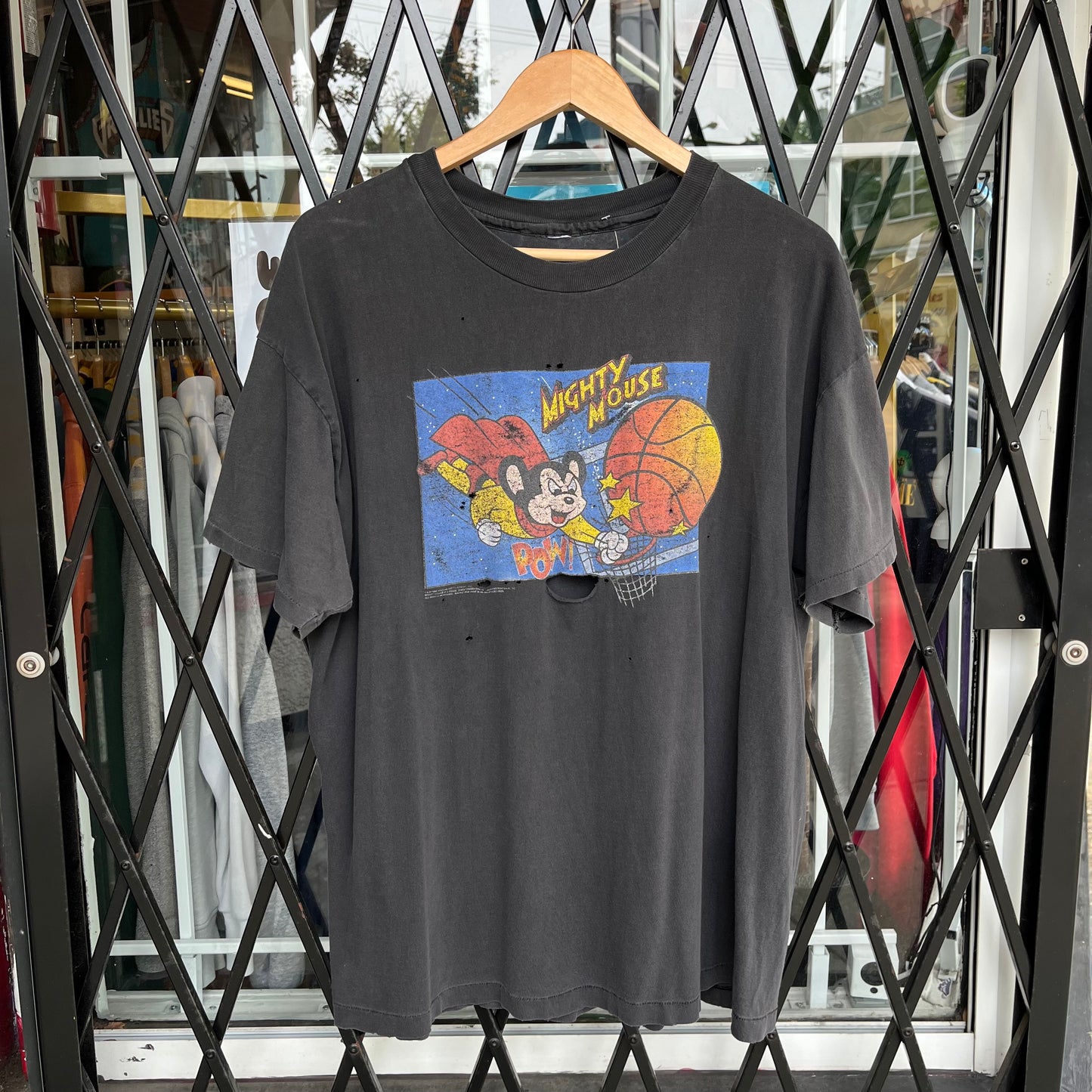 1998 Distressed Mighty Mouse Tee - Size XL