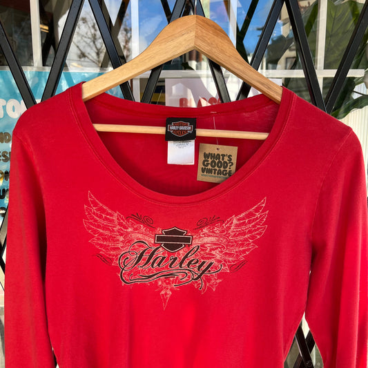 Y2K Harley Davidson Long Sleeve - Size Women’s M