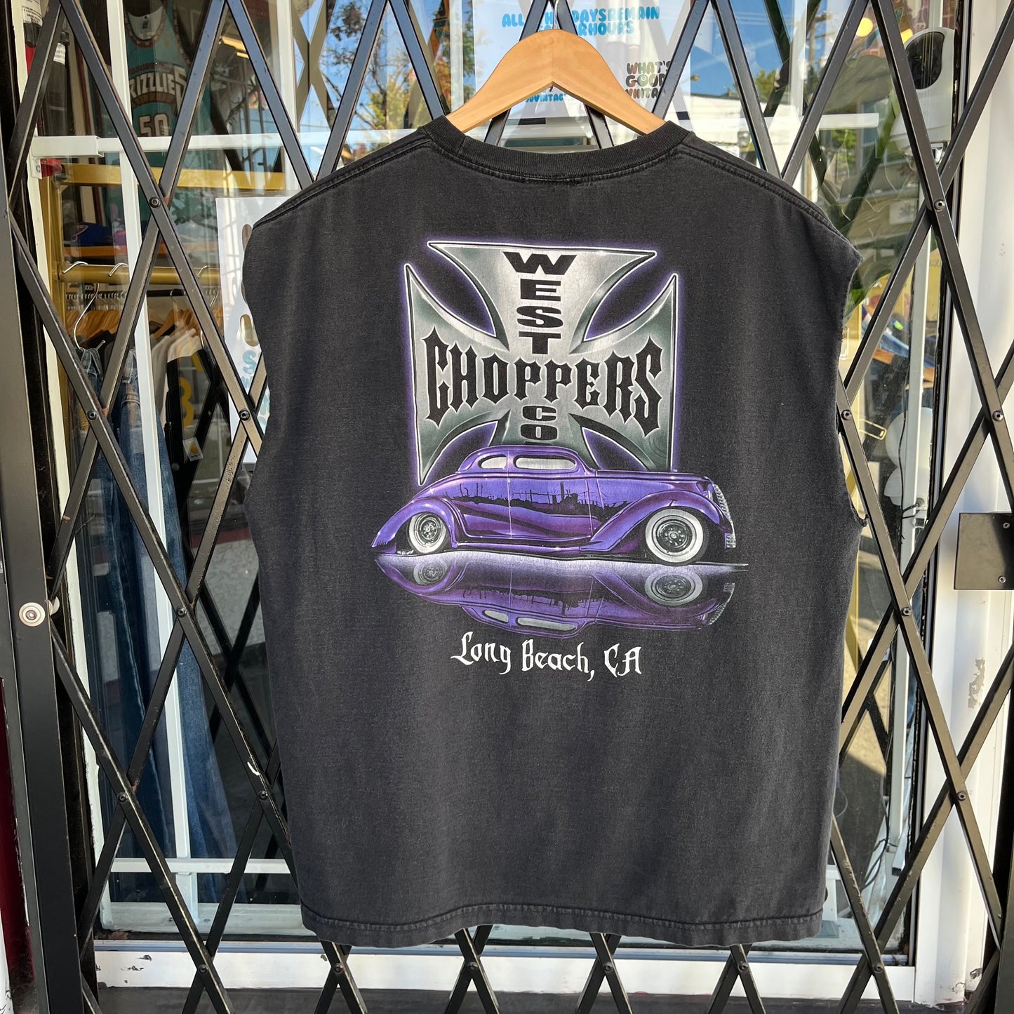 Vintage West Coast Choppers Cut Off Tee - Size XL