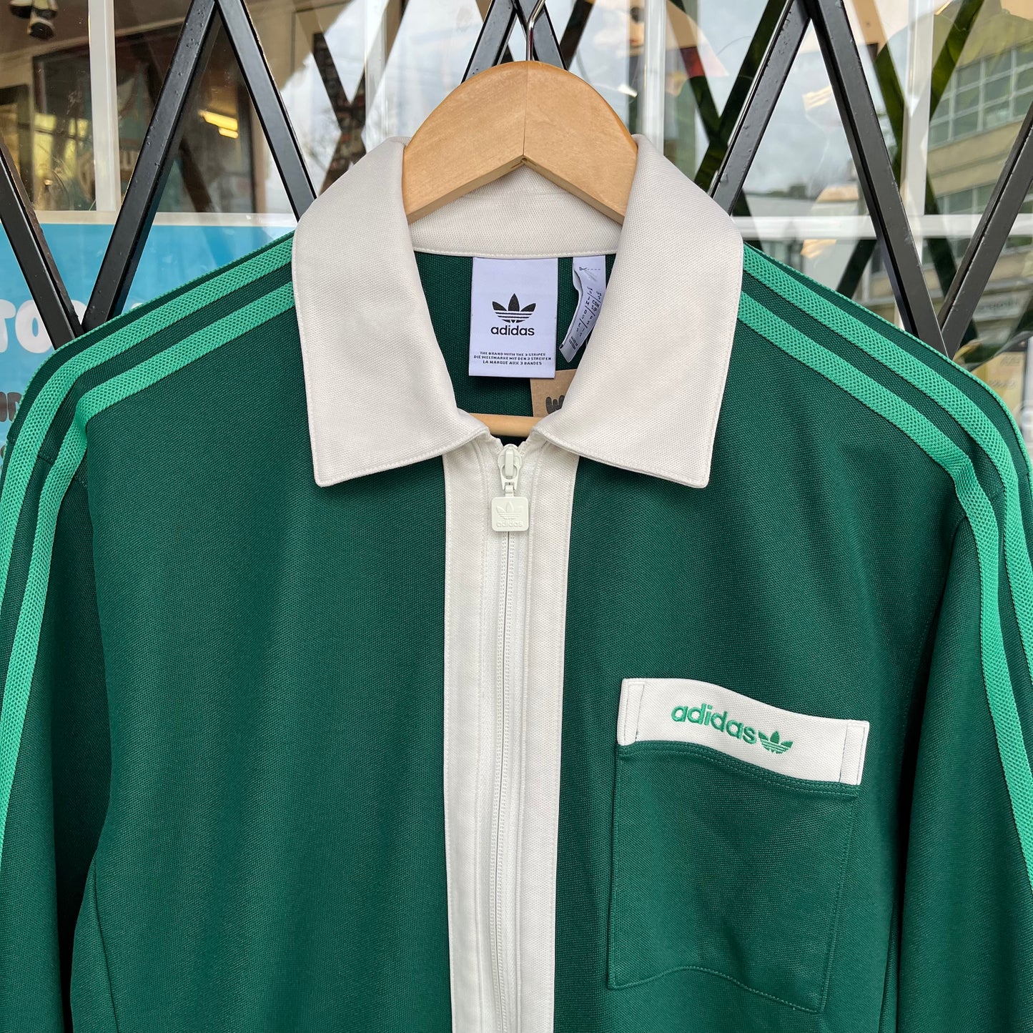 New Retro Adidas Track Jacket - Size S